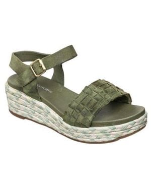 Antelope Harlow Wedge Sandal - Green