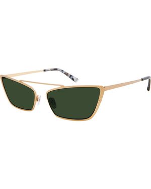 TRUE RELIGION 55Mm Cat Eye Sunglasses - Green