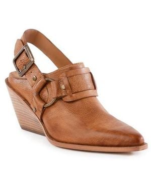 Seychelles Classified Slingback Wedge Mule - Brown