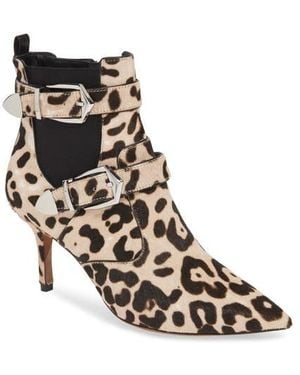 Linea Paolo Nikita Ii Genuine Calf Hair Bootie - Black