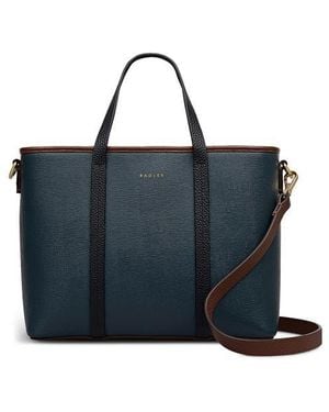 Radley Templeton Place Saffiano Leather Small Tote Bag - Blue