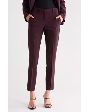 Theory Testra Verve Wool Pants - Purple