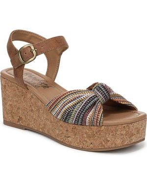 Blowfish Adore Platform Wedge Sandal - Brown