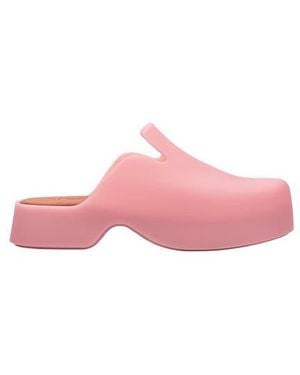 Melissa Zoe Water Resistant Platform Clog - Pink
