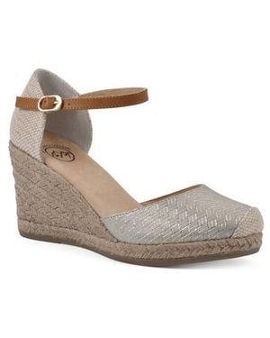White Mountain Mamba Espadrille Wedge Sandal - White