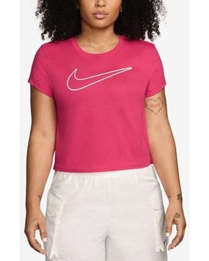 Nike Sportwear Swoosh Graphic T-Shirt - Red
