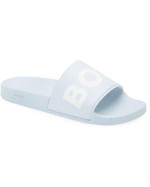 BOSS Sean Slide Sandal - White