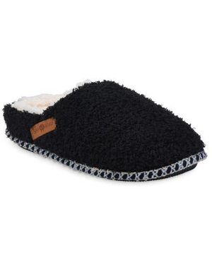 GAAHUU Cozee Faux Shearling Lined Slipper - Black