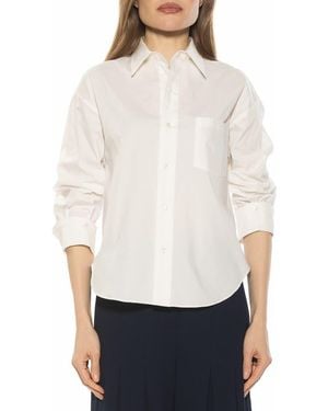 Alexia Admor Tammi Oversize Button-Up Shirt - White
