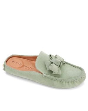 Kenneth Cole Mina Bow Driving Mule - Green