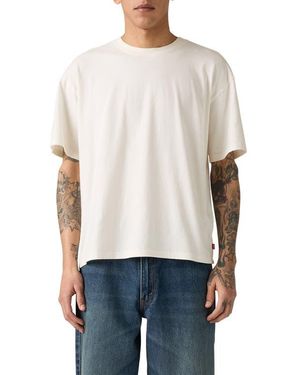 Levi's Boxy Crop Cotton T-Shirt - White