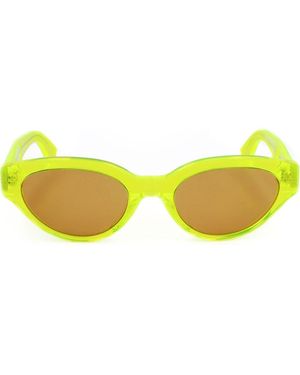 Retrosuperfuture 52Mm Cat Eye Sunglasses - Yellow