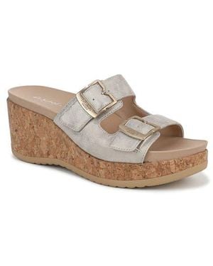 Dr. Scholls Cali Breeze Wedge Sandal - Metallic