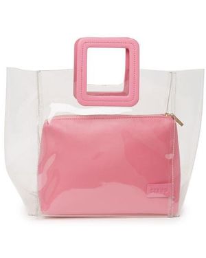 STAUD Shirley Transparent Handbag - Pink