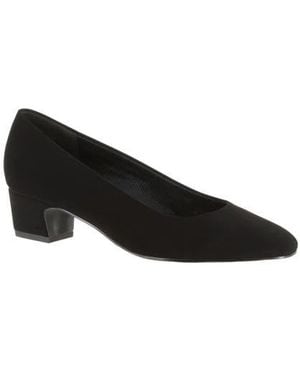 Easy Street Prim Block Heel Pump - Black