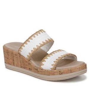 LifeStride Resort Wedge Sandal - White