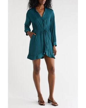 Tart Collections Brielle Long Sleeve Dress - Blue