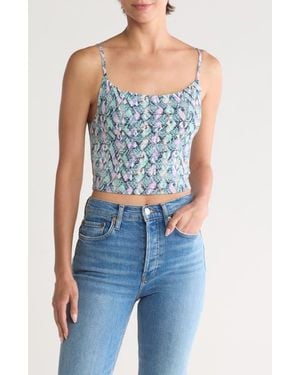 Tart Collections Cassedy Crop Tank - Blue
