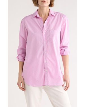 Frank & Eileen Relaxed Fit Cotton Button-Up Shirt - Pink