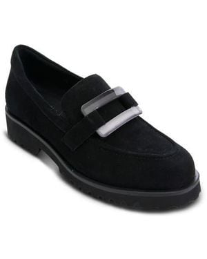 Vaneli Zinta Water Resistant Lug Sole Loafer - Black