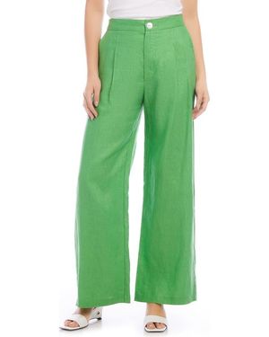 Fifteen Twenty Miles Wide Leg Pants - Green