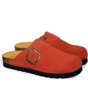 Plakton Bell Clog - Red