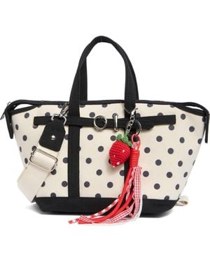 Madden Girl Mini Canvas Tote - Black