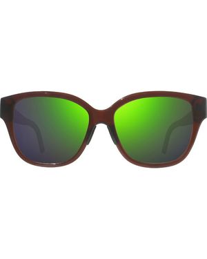 Revo Perry 55Mm Polarized Cat Eye Sunglasses - Green