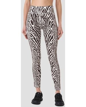 Rebecca Minkoff Animal Print High Waist Pocket Ankle Leggings - Multicolor