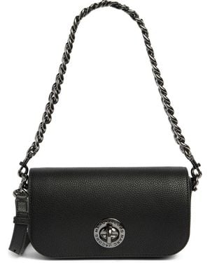 Marc Jacobs Signet Turnlock Shoulder Bag - Black