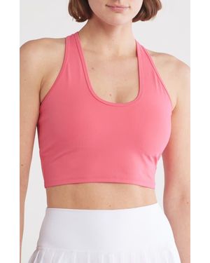 X By Gottex Medium Impact Racerback Sports Bra - Pink