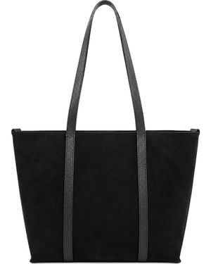 Persaman New York Emelie Suede Tote - Black