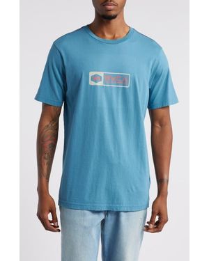 RVCA Total Graphic T-Shirt - Blue