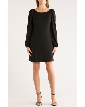 Tart Collections Sylvie Long Sleeve Shift Dress - Black