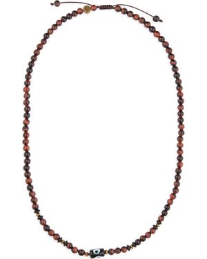 Caputo & Co. Evil Eye Beaded Necklace - Multicolor