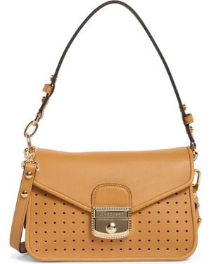 Longchamp Mademoiselle Leather Crossbody Bag - Brown