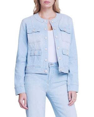 L'Agence Yari Denim Jacket - Blue