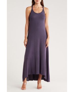 Go Couture Strappy Maxi Dress - Purple
