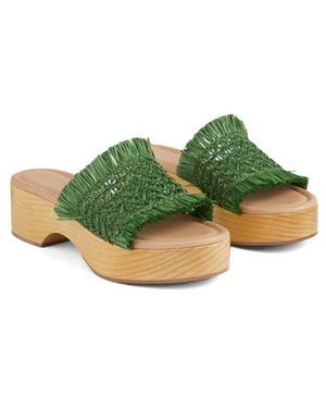 LK Bennett Jenae Platfrom Sandal - Green