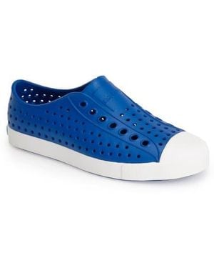 Native Shoes Jefferson Vegan Perforated Sneaker - Blue