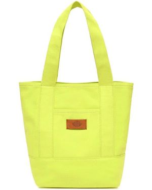 New Amsterdam Leatherworks Medium Kylee Canvas Tote - Yellow