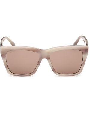 Max Mara 54Mm Navigator Sunglasses - Pink