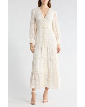 Love By Design Devin Long Sleeve Maxi Dress - Natural