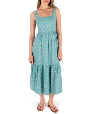 Hurley Dreamland Midi Sundress - Green
