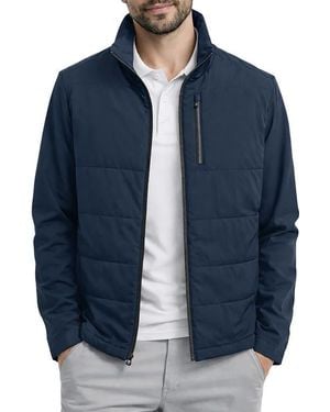 Hawke & Co. Water Resistant Hybrid Stretch Jacket - Blue