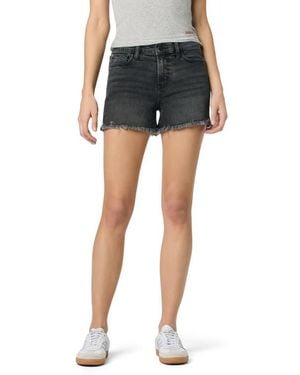 Hudson Jeans Gracie Fringe Shorts - Blue