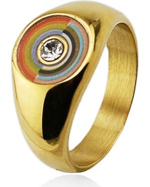 Rebel Signet Ring - Metallic