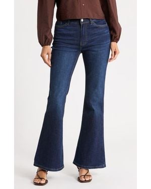 Joie High Waist Flare Leg Jeans - Blue