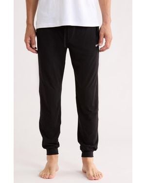 BOSS Cotton Blend Lounge Pants - Black