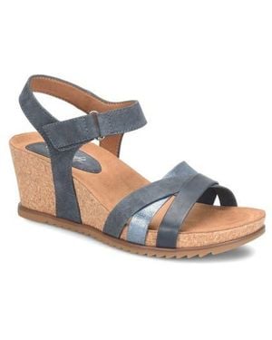 EuroSoft Talia Wedge Sandal - Blue